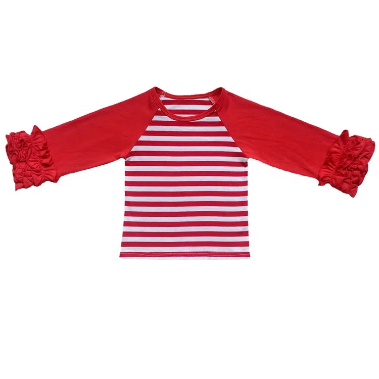 
Baby girl cotton halloween pumpkin raglans ruffle t shirts girls boutique fall winter christmas new year raglan ruffle shirt 