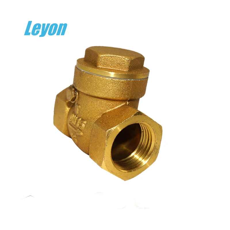 threaded brass swing check valve turn valve manufacture