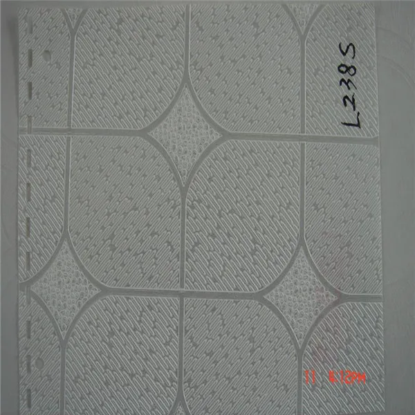 suspended pvc faced laminated gypsum ceiling tiles gypsum board for decoration