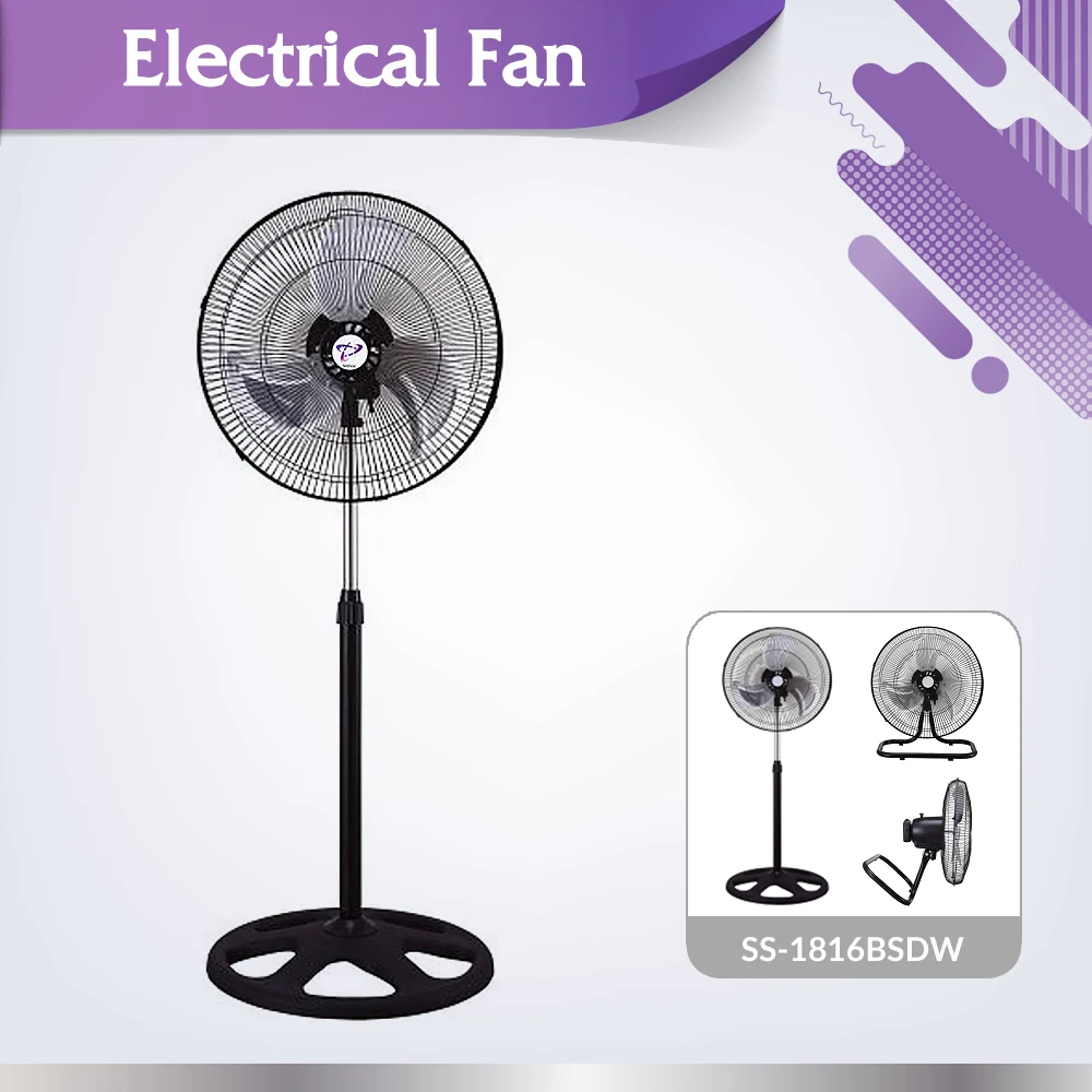 Taiwan Manufacturer Oscillation Regular 3in1 fans  SS-1816BSDW for home use