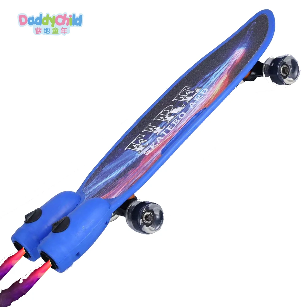 27 inch water mist spray cruiser plastic jet rocket electric skateboard with light