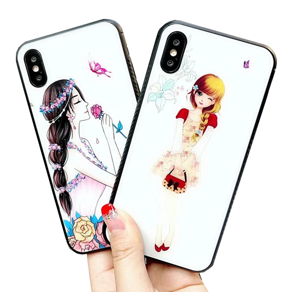 Личность Дизайн красоты девушка модель телефона чехол для iPhone X