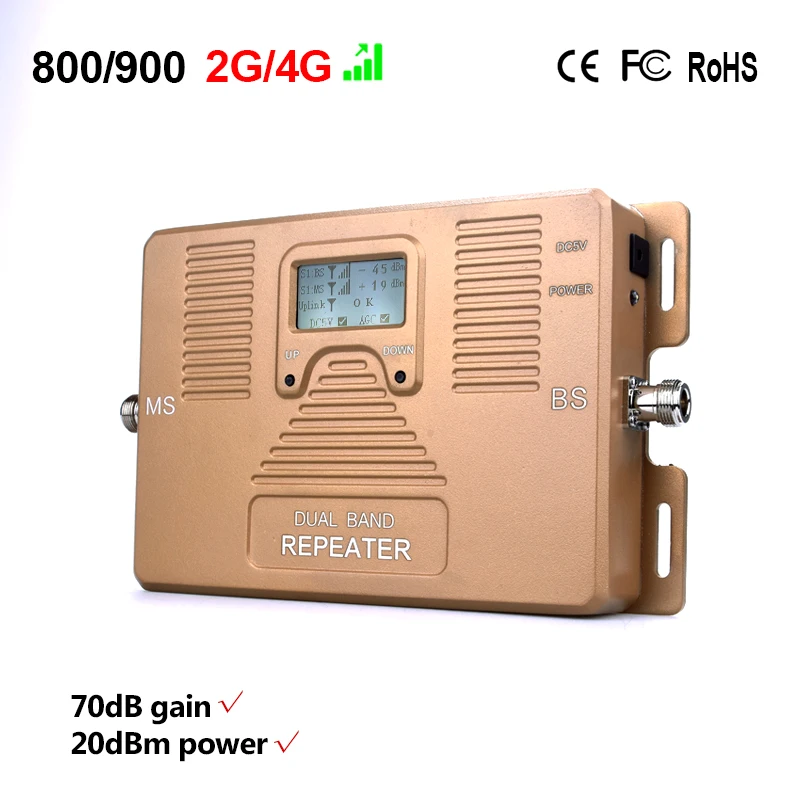  ATNJ 800/900 МГц LTE GSM усилитель сигнала 2g 4g мобильный