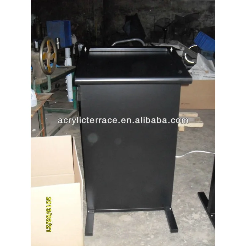 Black metal Pulpit,iron lectern,podium