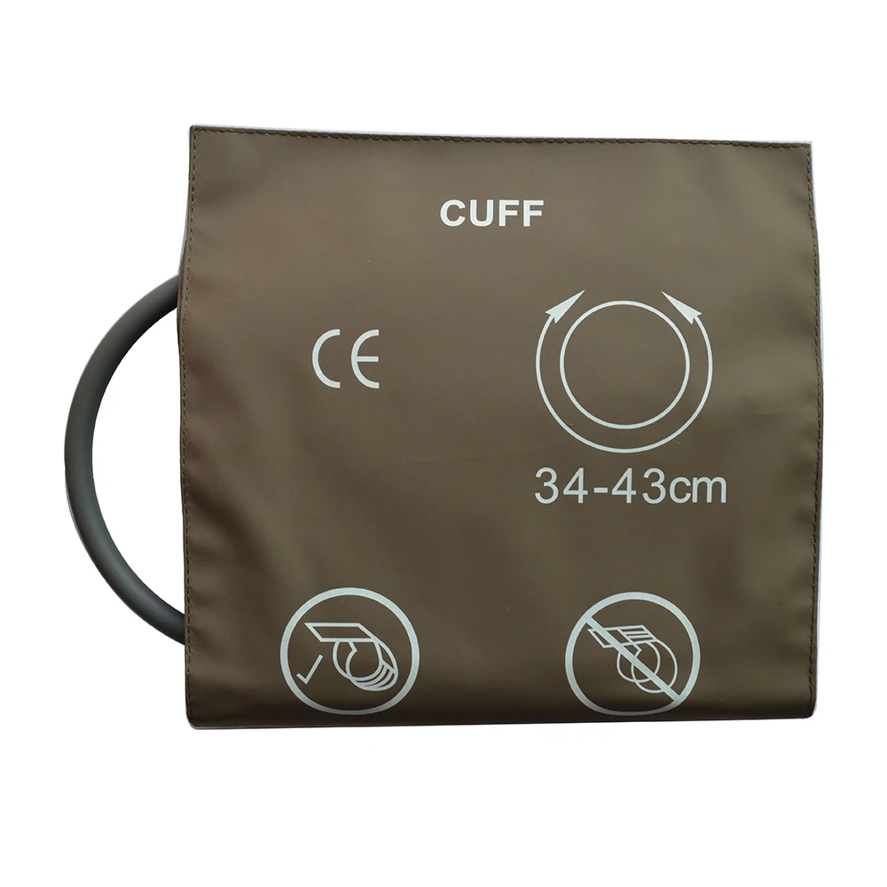 Material PU weight 0.05 kg non invasive blood pressure cuff Large size XL adult blood pressure nibp bp cuff