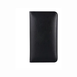 Чехол-бумажник из искусственной кожи с функцией беспроводной зарядки и внешним аккумулятором на 6800 мАч