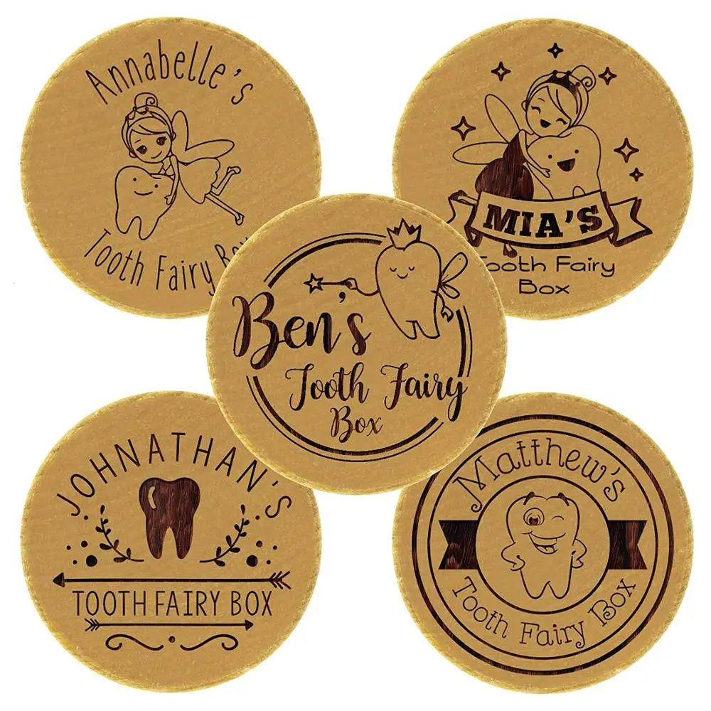 Custom Personalized Wood Tooth Fairy Keepsake Box