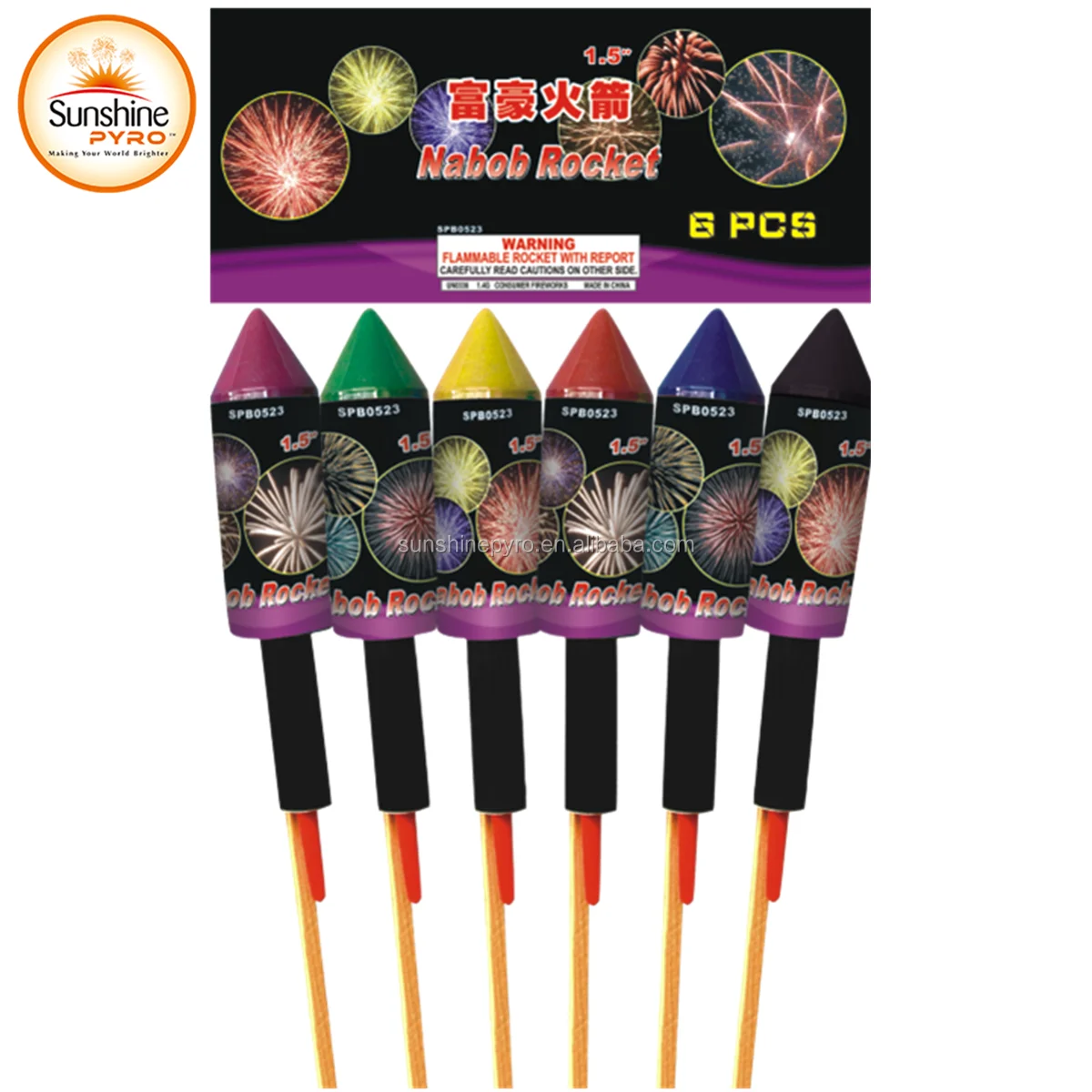 Liuyang Five Star Export  Thunder Rocket Assortment Firework