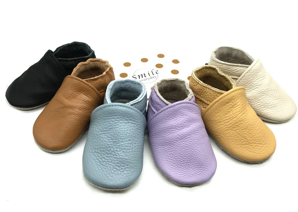 
Soft sole Leather Baby Shoes Moccasins Shoes Baby Crib shoes For Boys Girls 