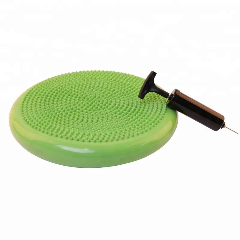 Лидер продаж Amazon, надувной воздушный стабильный массажный дисковый Балансирующий диск для тренировок с бесплатным насосом