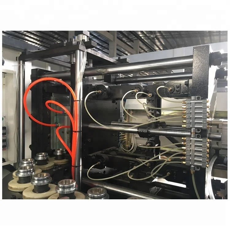 Pet Preform Manual Feeding Positioning Bottle Square Jar Automatic Plastic Making Machine Manufacturer