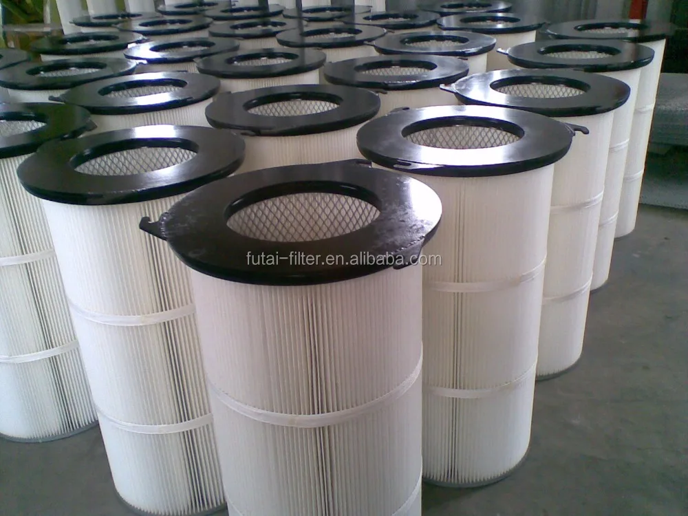 Polyester with PTFE Membrane 3 Lugs Filter Cartridge Industrial Dust Collector Air Filter Cartridge