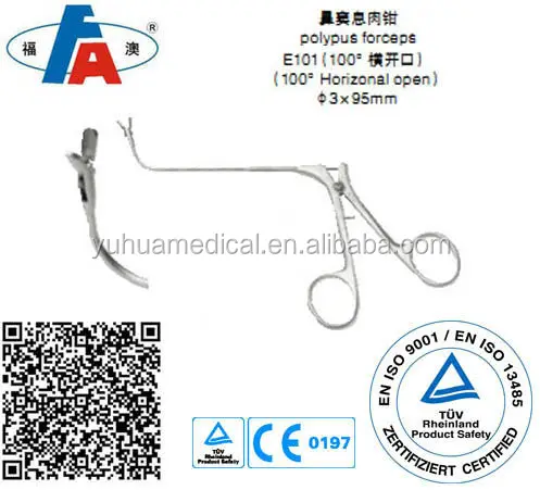 Nasal polypus forceps, Nose instruments