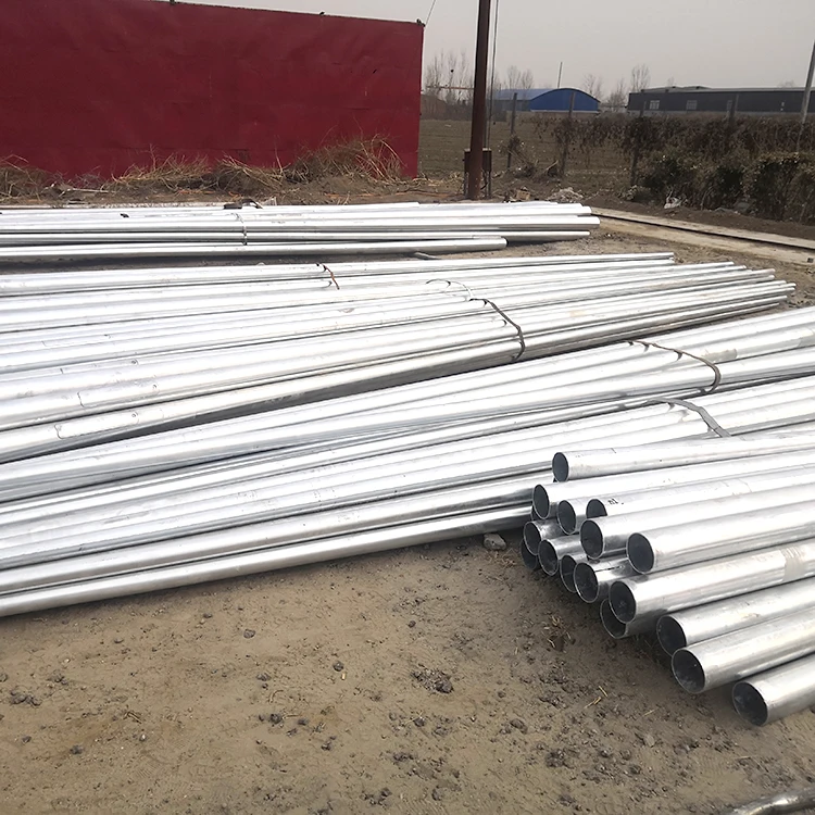 Decoration 6m classic outdoor street lighting poles with anchor bolts and flange