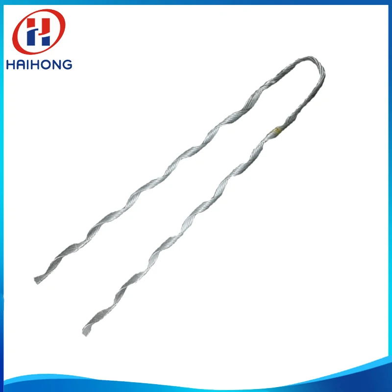 Helical conductoer tension clamp for