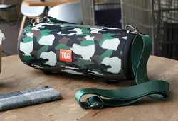 TG118 Hot Sale  outdoor music mini War Drum portable fm fabric wireless speaker with carring