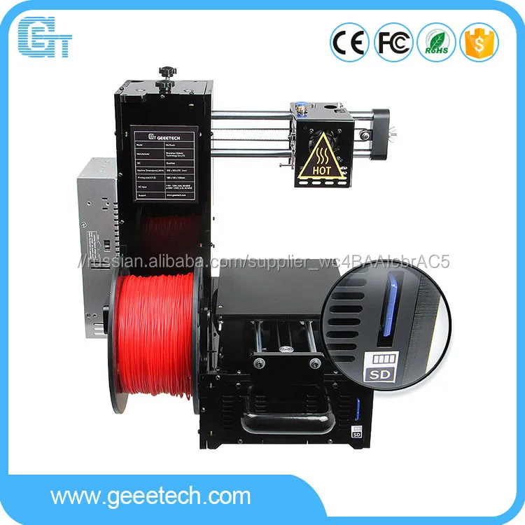 Geeetech Top Selling Compact Acrylic 3D Printer Can be used at home, office and laboratory