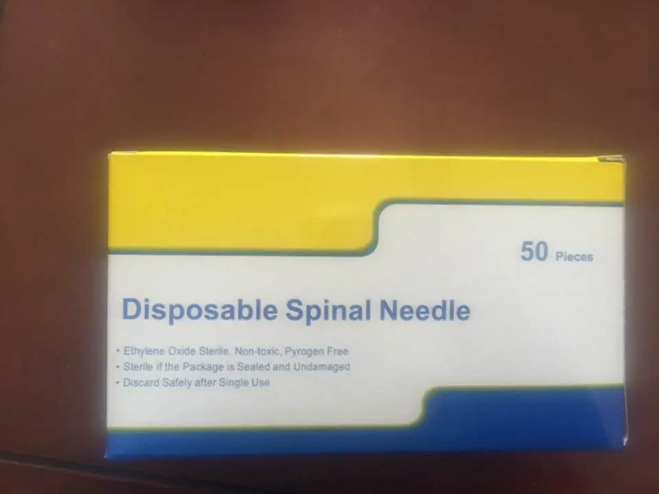 Best Price Disposable Different sizes and color Anesthesia Spinal Needle types with or without Introducer