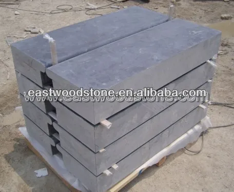 Синий известняковый лестничный блок-2061