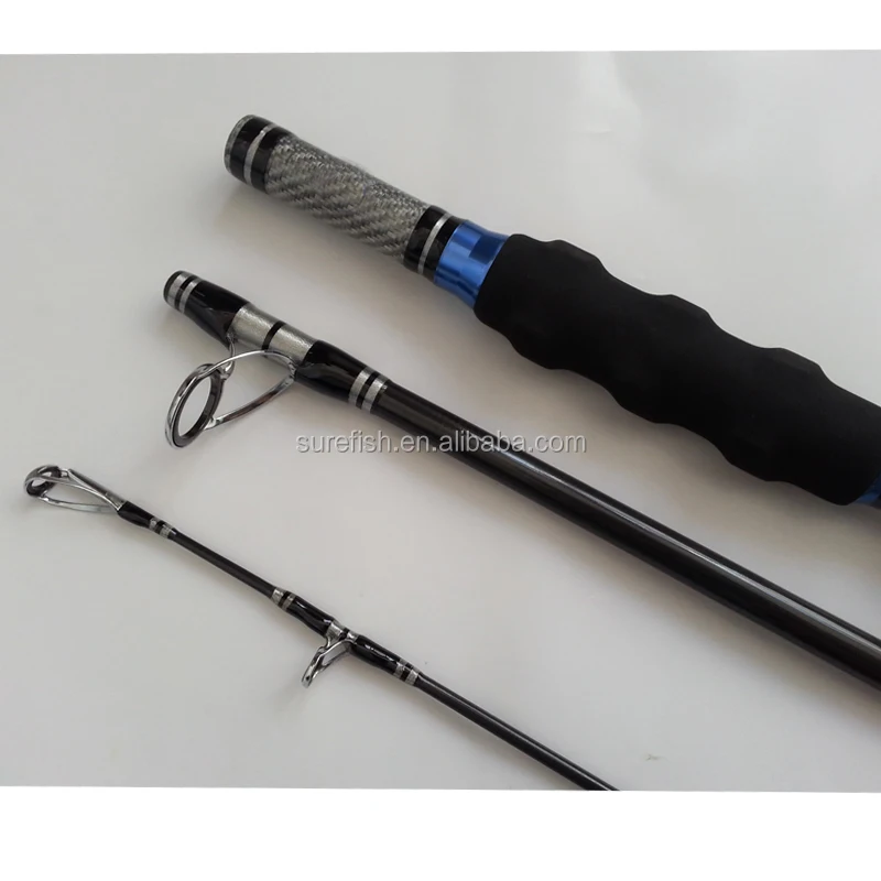 three section top quality carbon boat fishing rod