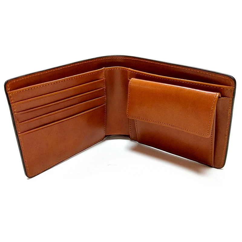 Men wallet coin leather money clip wallet weave wallet