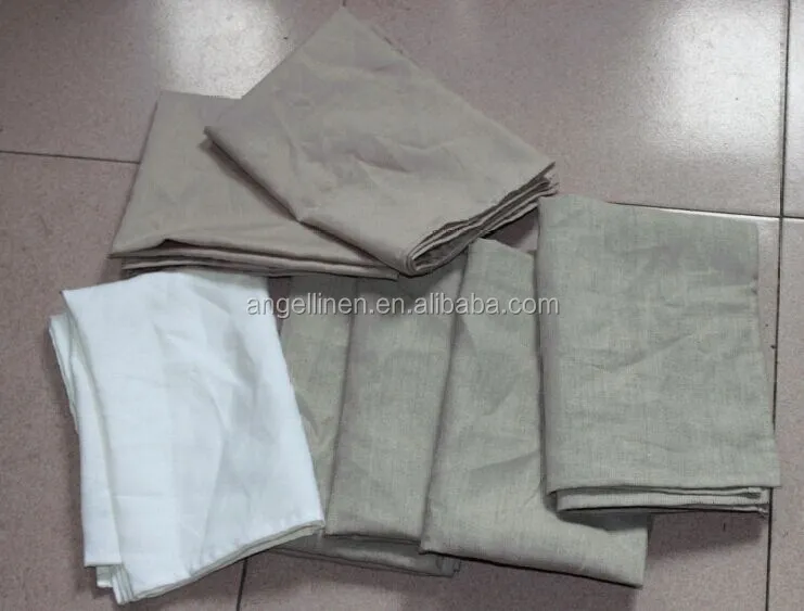 customized vintage/ kitchen linen/cotton tea towel in solid colors plain for wholesale with printing/embroidery