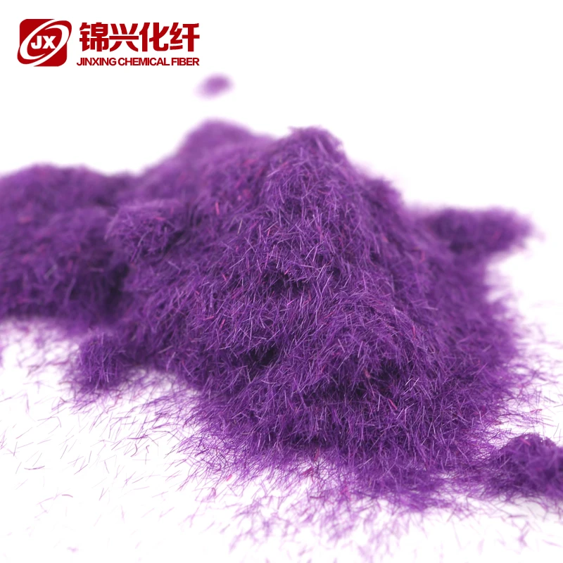 100% nylon 66 flock fibers 1.5D*0.6mm bright with MSDS certificate