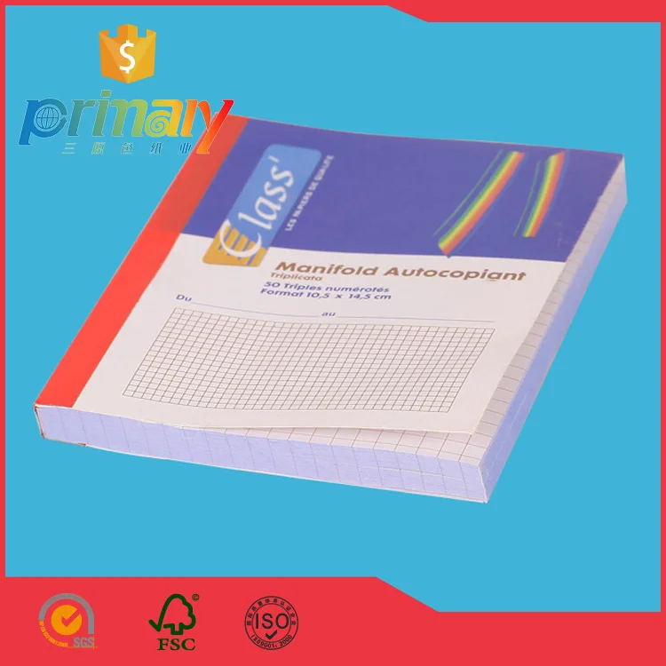 Custom Printing NCR Paper Type Receipt Invoice Noted Book For Business