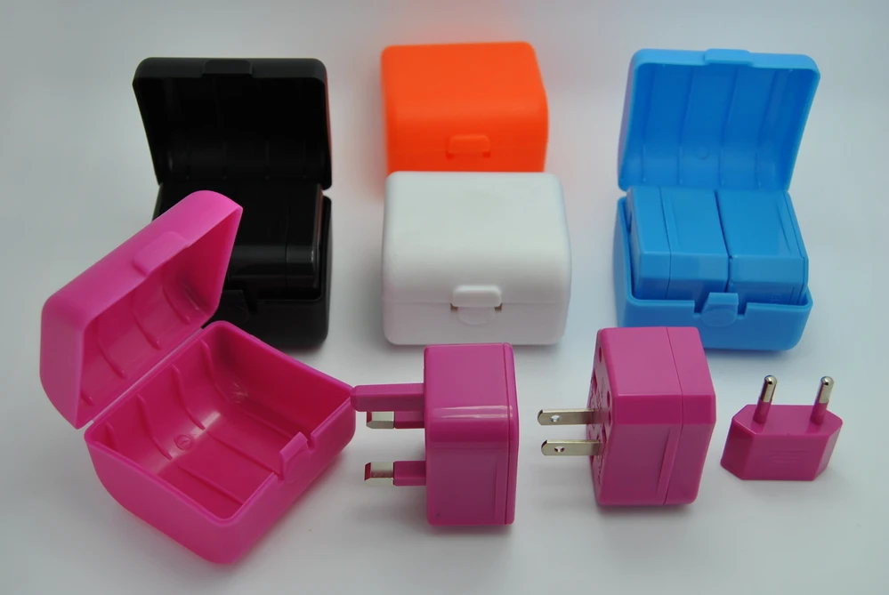 Travel Adapter Plug Compact Worldwide International Kit - Works in Europe, Asia, Australia, America