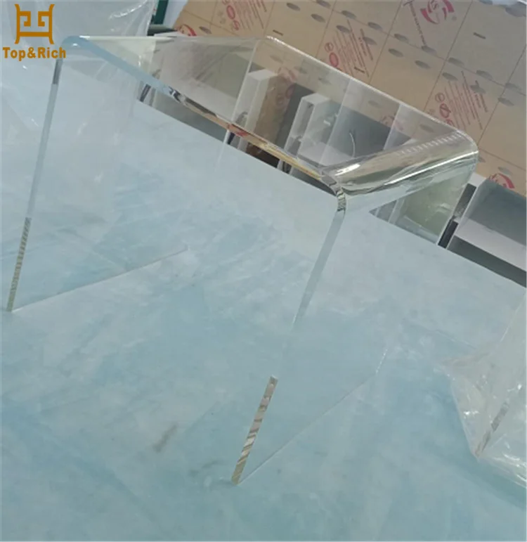 Professional Manufacturer China Wholesale Polished Console Table Clear Acrylic