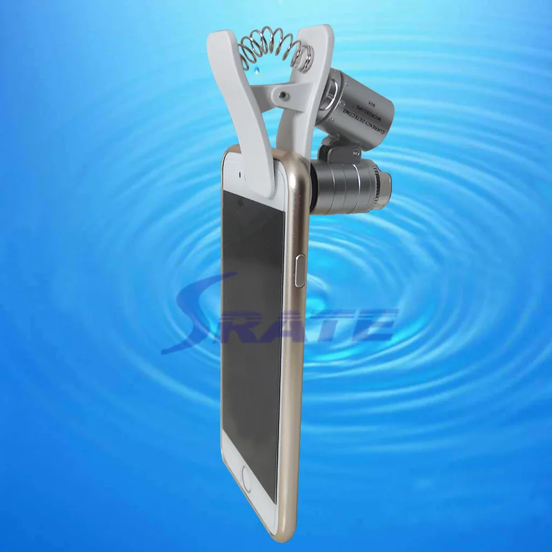 NO.9882W 60x LED Jewelry Magnifier with Mobile Phone Clamp