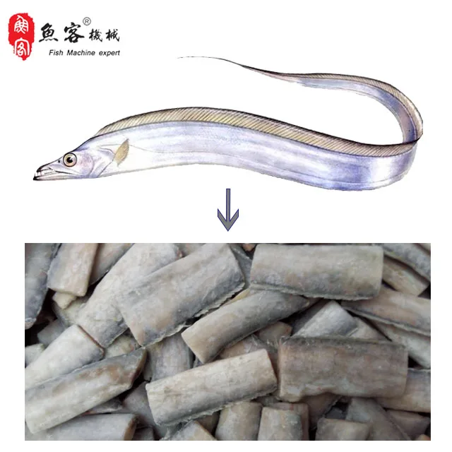 Electric Fish Cutter Automatic Fish Block Cutting Machine for Saury Professional Fish Processing Machine