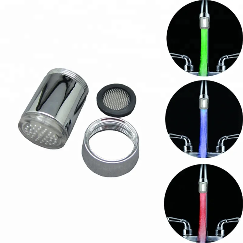 Temperature Sensor Led Shower Faucet Nozzle