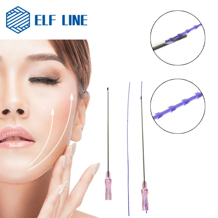 
Korea ELF LINE high quality e.p.t.q. pdo thread lift for face lifting 