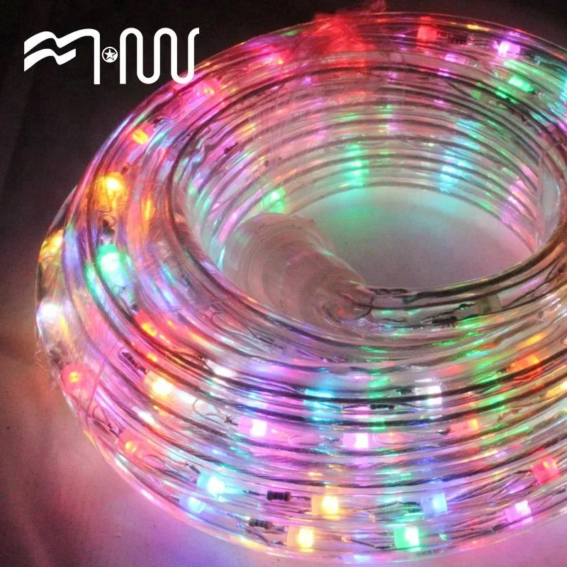 RGB PVC led rope light for decoration connect one by one up to 30m