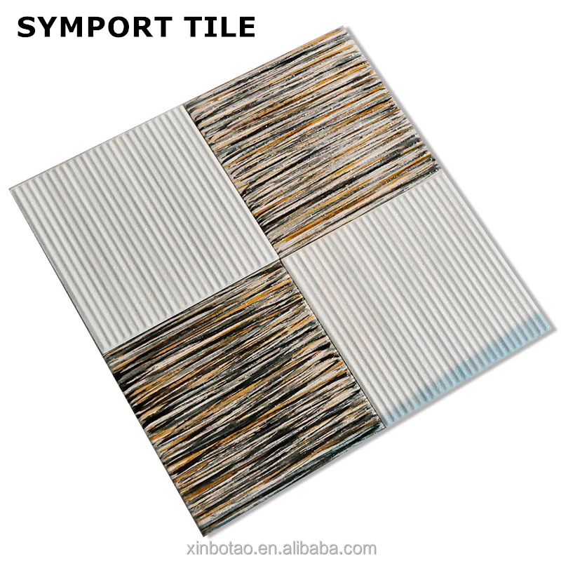 
New product hotel shower sparkle quartz 3d wall ceramic tile 