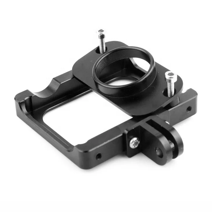 ЧПУ алюминиевый черный фиксированный корпус камеры