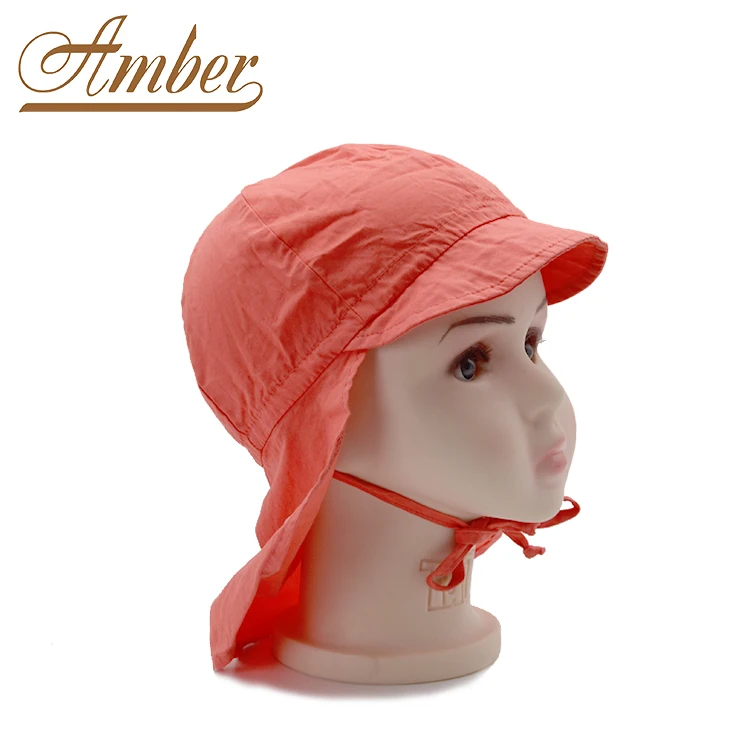 Customized Size Logo UV Protection Cover Quick Dry Kids Summer Hat for Girls Boys