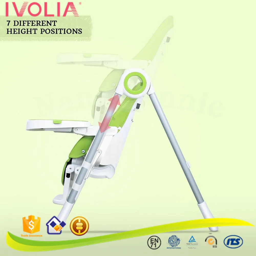 IVOLIA EN14988 Multifunctional New design baby highchair baby feeding chair modern plastic baby high chair