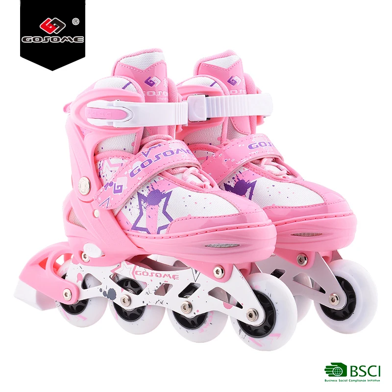 GOSOME GX-1507 inline skating roller  four wheel skates shoes for adult roller skates best price sale