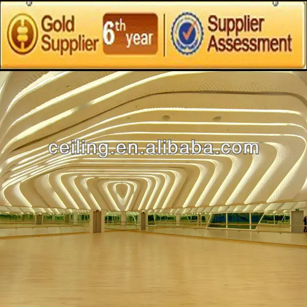 Elegant GRG ceiling designs building materials for interior decoration made in Guangzhou