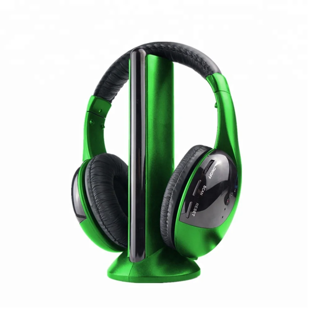 Wireless Earphone Headphone 5 in 1 for MP3 PC TV CD Hi-Fi for beautiful sound
