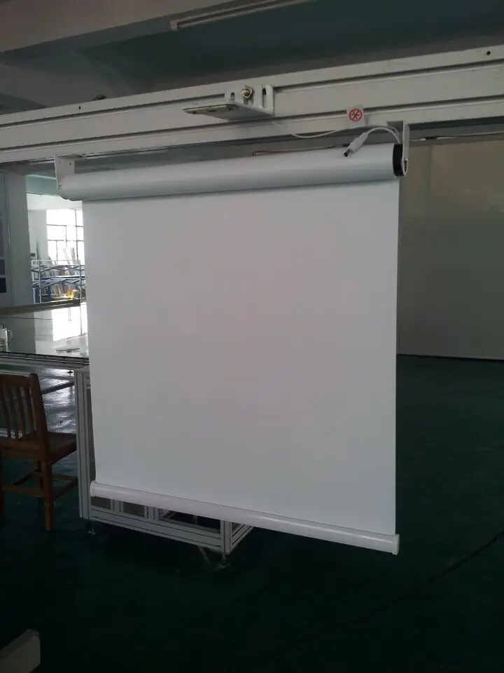 Battery Motor Roller Blind For Meeting Room Automatic Blinds