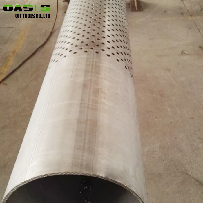 ASTM A312 AISI316L Perforated Water Well Casing Pipe for Borehole Drilling