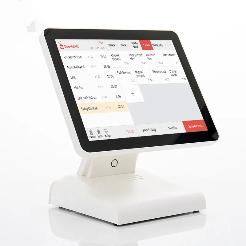 15 inch touch screen cash register pos machine for sale cash register machine