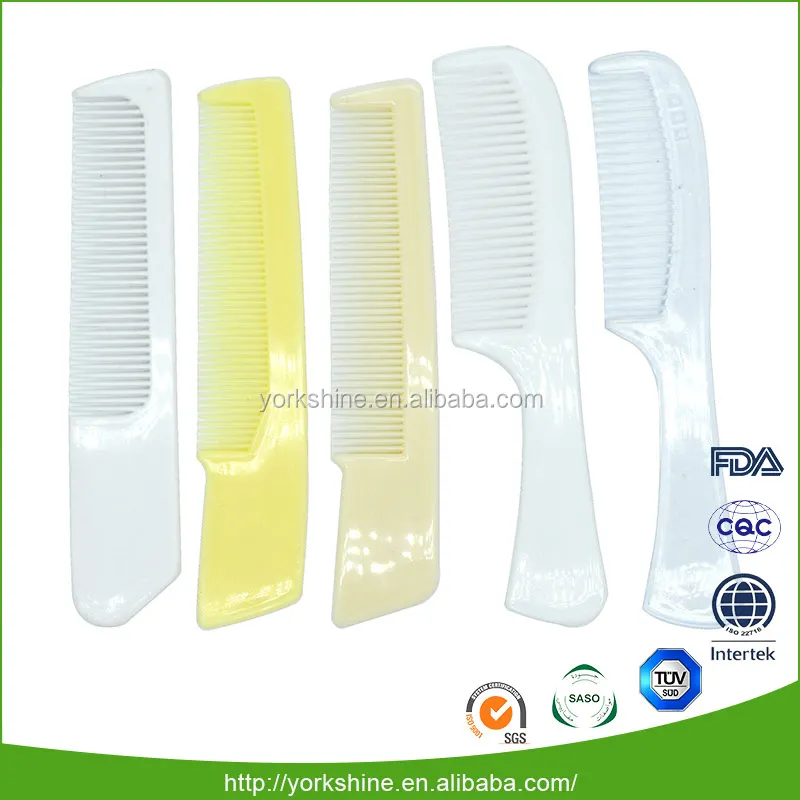 Chinese manufacture supply factory price cheap wholesale hotel plastic hair comb
