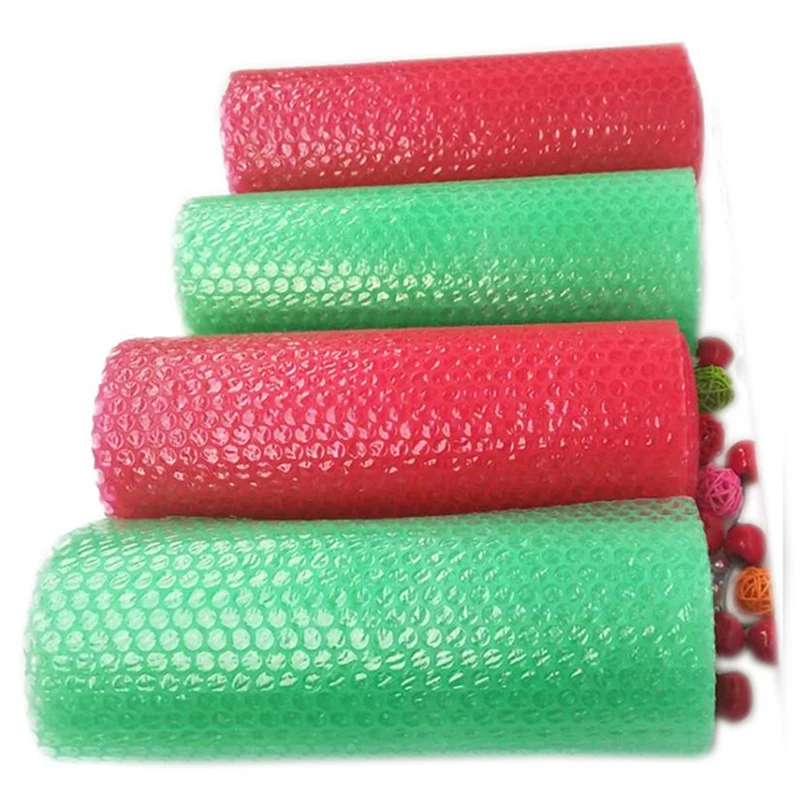 Wholesale Custom Size Logo Poly Air Bubble Film Cushion Bubble Roll for Bubble Roll for Protective Packaging Transparent