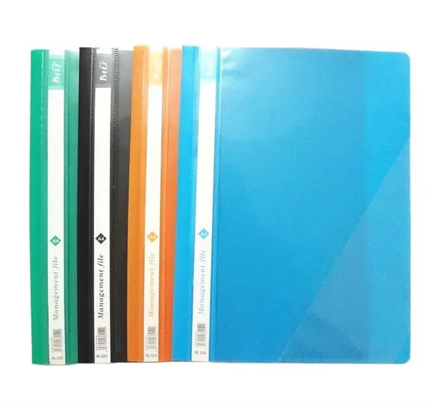 
Office Document File Holder A4 PP Clear Plastic Report File Cover Folder With Fastener 