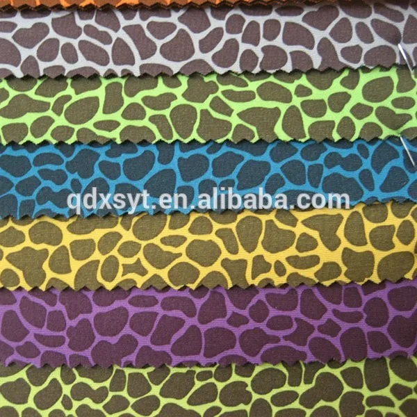 леопарда сбр сетки lycra неопрена ткань