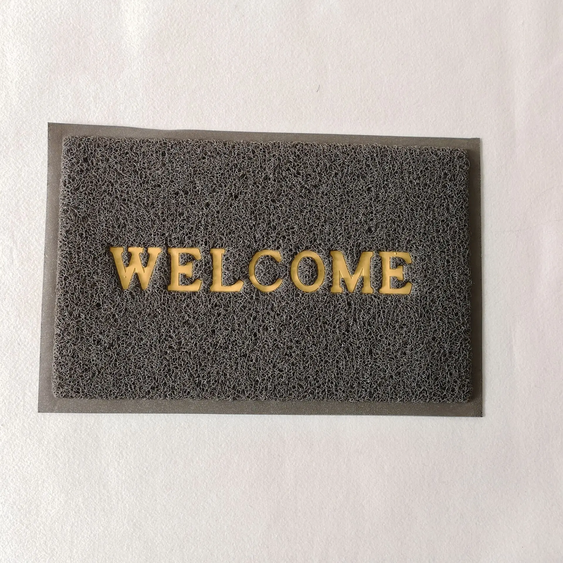Market Popular Welcome Coil Mat with Foam Backing in Customized Size